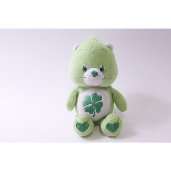 Play Along Toys, Care Bears, Good Luck Bear, Small Plush, Stuffed Animal - Picture 1 of 4